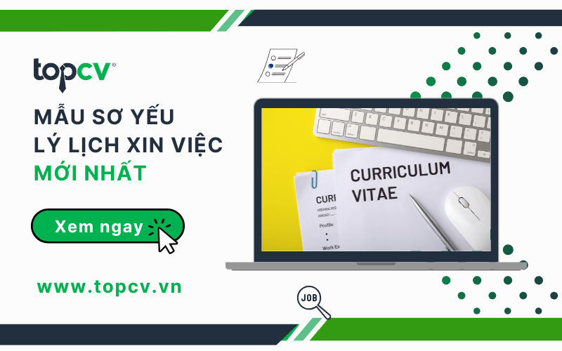 Tải mẫu sơ yếu lý lịch xin việc file word miễn phí